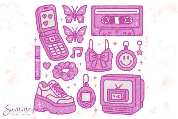 Download 90s Pop Girl Nostalgia Sublimation PNG - Nostalgia Collection