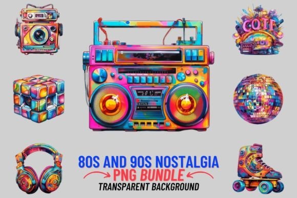 Download 80s Retro Nostalgia 12 PNG Sublimation - Nostalgia Collection