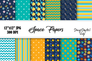Download Space Digital Scrapbook Papers, Downlaod - Premium Resources