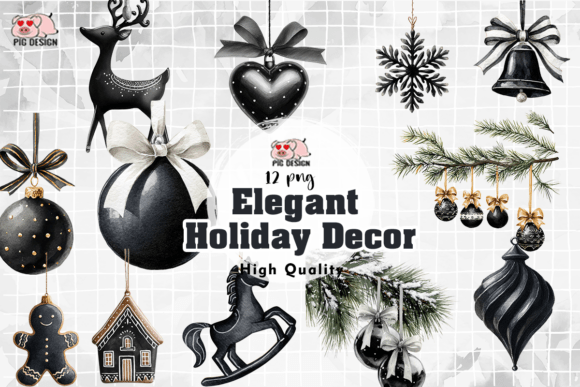 Download Elegant Holiday Decor PNG - Holiday decor Collection