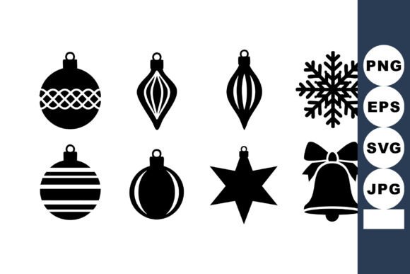 Download Christmas Holiday Decorations Silhouette - Holiday decor Collection